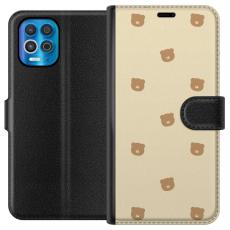 iSecrets - Pl&aring;nboksfodral till Motorola Edge S med Bj&ouml;rnm&ouml;nster