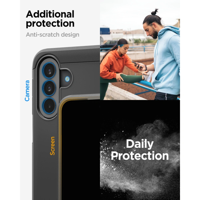 Spigen - Spigen Mobilskal För Galaxy A37 5G Tough Armor - Svart