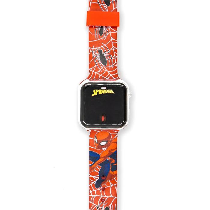 ACCUTIME - ACCUTIME Klocka LED Spiderman
