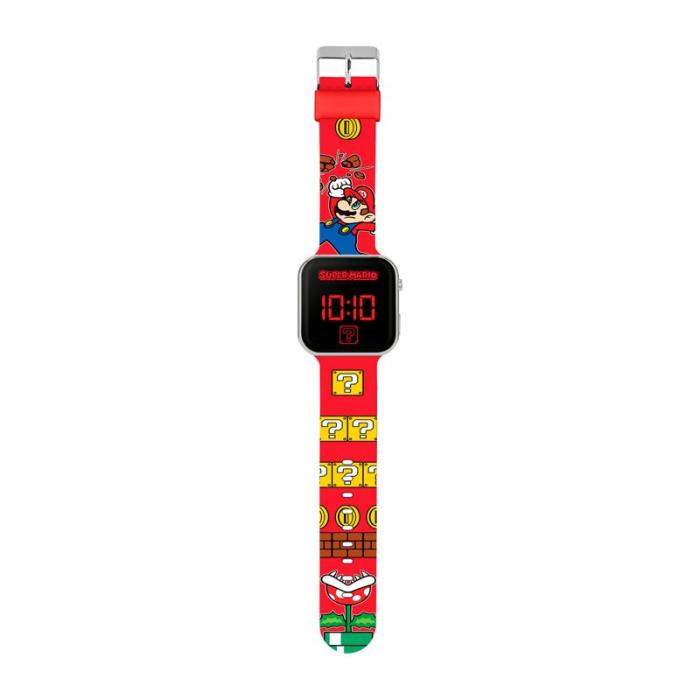 ACCUTIME - ACCUTIME Klocka LED Super Mario
