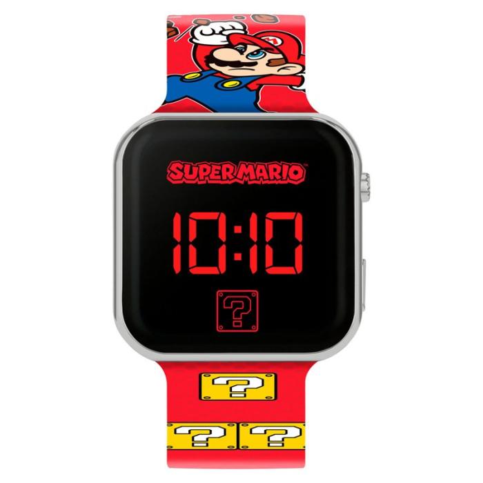 ACCUTIME - ACCUTIME Klocka LED Super Mario