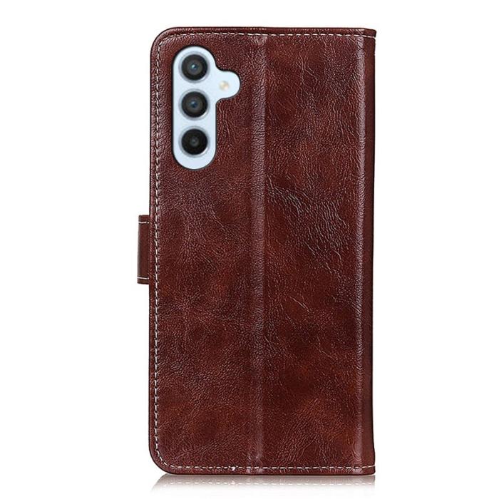 OEM - Plånboksfodral för Samsung Galaxy S26 Plus Konstläder - Brun