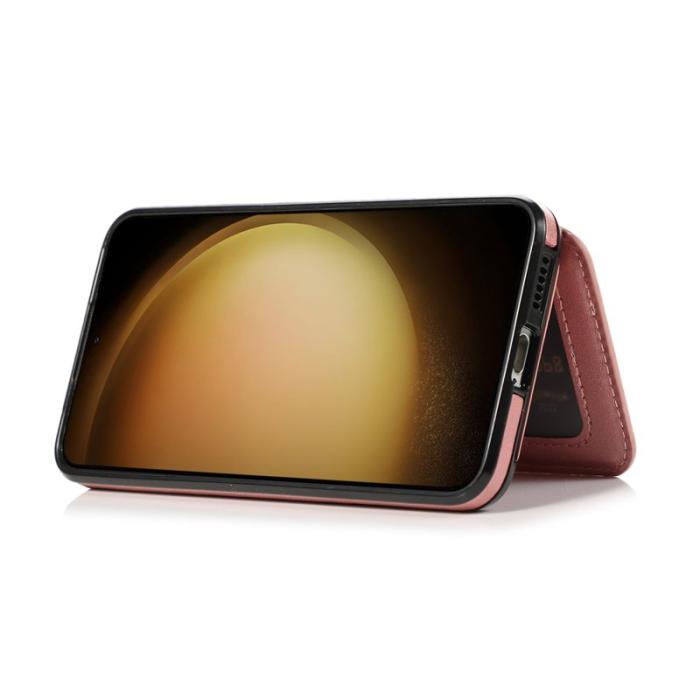 OEM - Mobilfodral för Samsung Galaxy S26 Kortfack Kickstand Konstläder - Roséguld