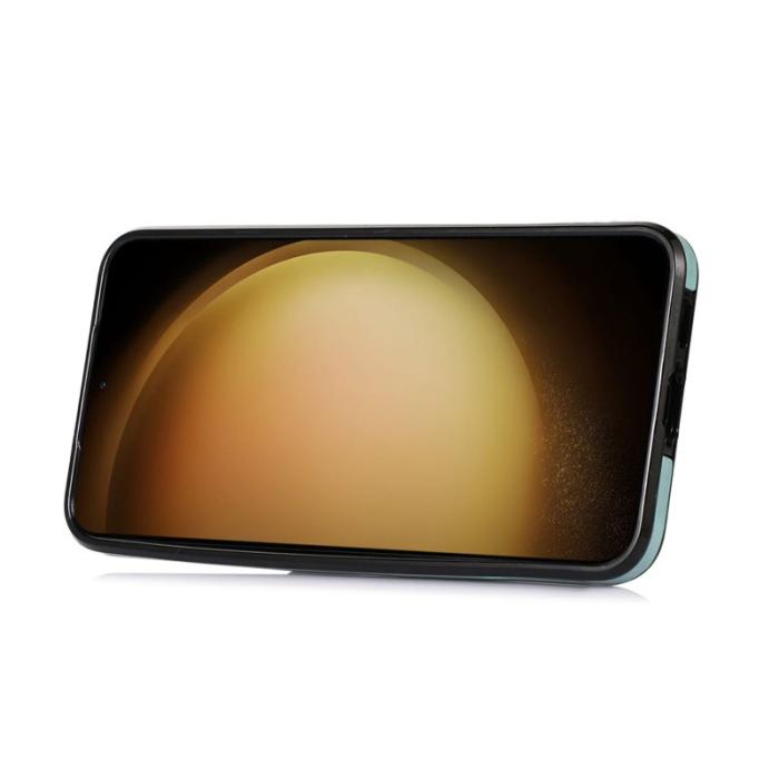 OEM - Mobilfodral för Samsung Galaxy S26 Kortfack Kickstand Konstläder + TPU - Grön