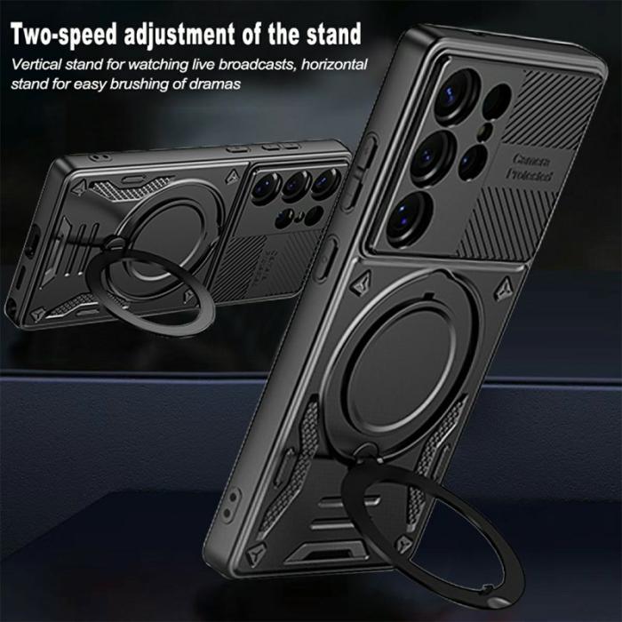 OEM - Mobilskal för Samsung Galaxy S26 Ultra Magnetiskt Shockproof TPU + PC - Grön
