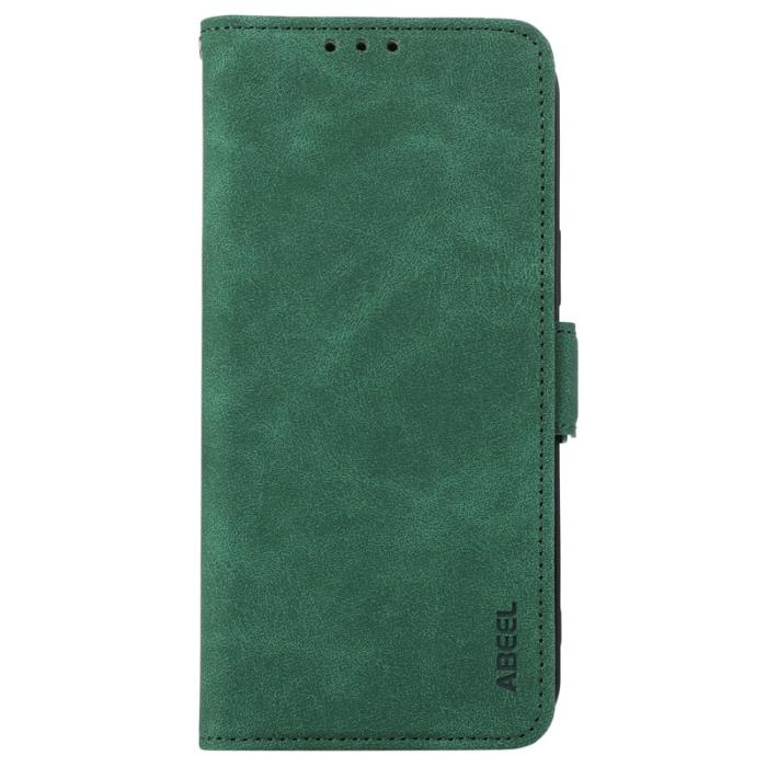 ABEEL - ABEEL Mobilskal till Samsung Galaxy Xcover 5 RFID-Skydd Konstläder Grön