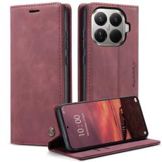 Caseme - CASEME 013 Series Xiaomi 15T Pro Pl&aring;nboksfodral KonstL&auml;der R&ouml;d