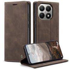Caseme - CASEME 013 Series Xiaomi 15T Case Pl&aring;nboksfodral Konstl&auml;der - Kaffe