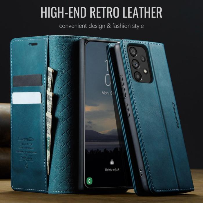 Caseme - CASEME 033 Fodral för Samsung Galaxy A53 5G Konstläder Grön