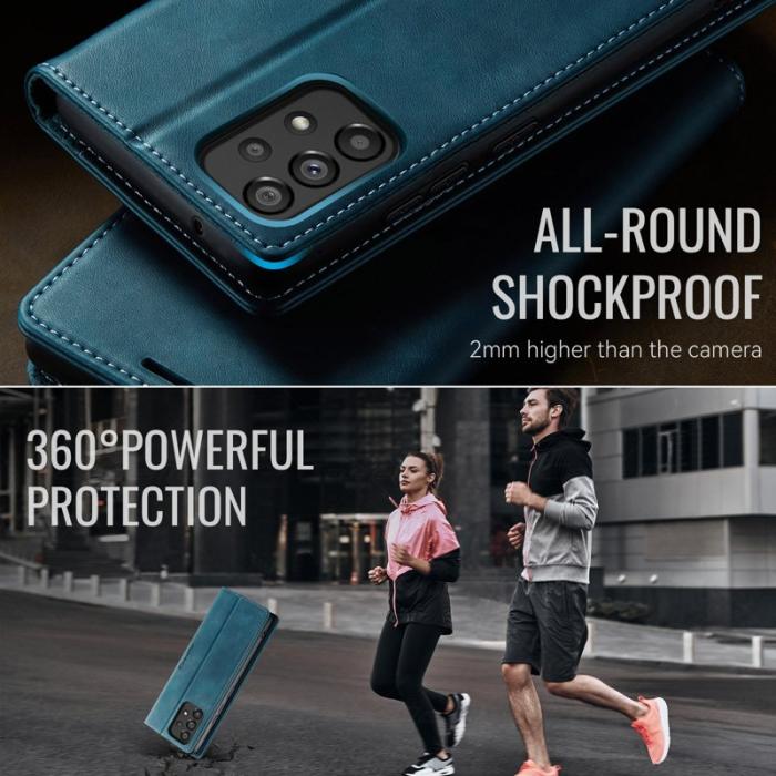 Caseme - CASEME 033 Fodral för Samsung Galaxy A53 5G Konstläder Grön