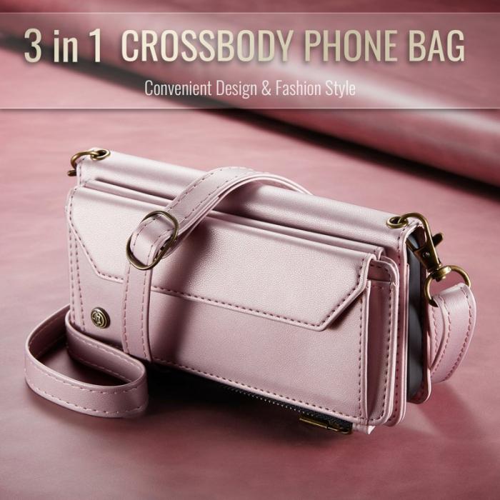 Caseme - CASEME Plånboksfodral Konstläder för Google Pixel 10 Pro/10/9 Pro - Rosa
