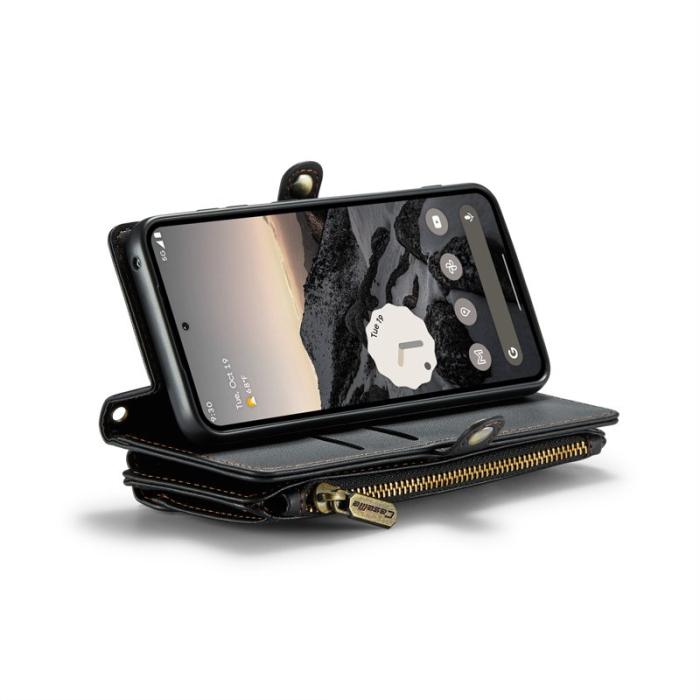 Caseme - CASEME Plånboksfodral Konstläder för Google Pixel 10 Pro/10/9 Pro - Svart