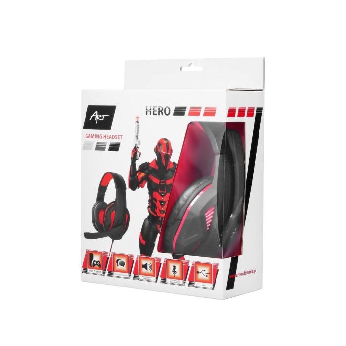 UTGATT1 - Headset Gaming med microphone ART Hero
