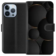 Gustaf - Pl&aring;nboksfodral till Apple iPhone 13 Pro med Lyxig Cirklar