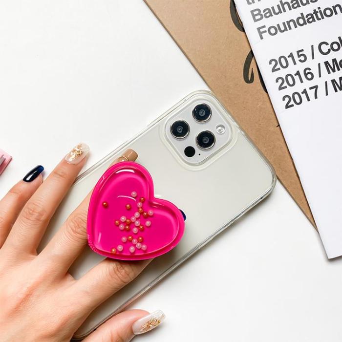 OEM - Heart Beads Popup Hållare - Grön