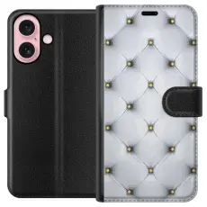 Gustaf - Pl&aring;nboksfodral till Apple iPhone 16 med Fancy