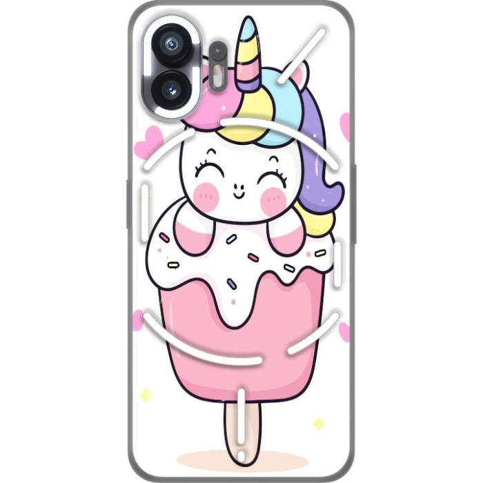 iSecrets - Mobilskal till Nothing Phone (2) med Glad enhörning