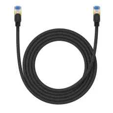 BASEUS - Baseus Internet Kabel 2m cat.7 - Braided Svart