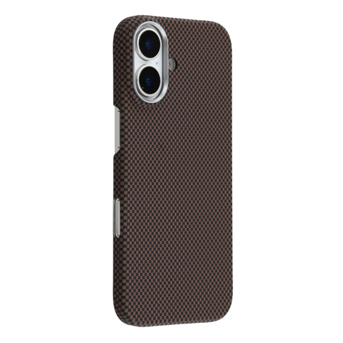 A-One Brand - iPhone 17 Mobilskal MagSafe Carbon Fiber - Gilded