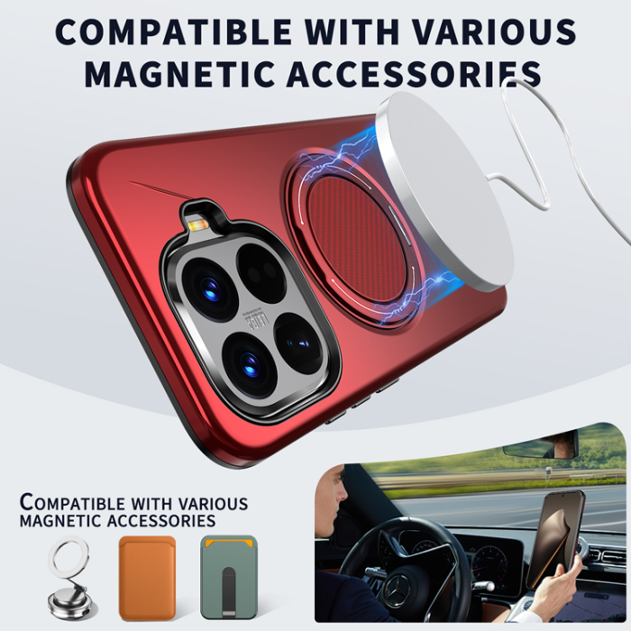 A-One Brand - Xiaomi 15T Pro Mobilskal Magsafe Rotating Kickstand TPU + PC