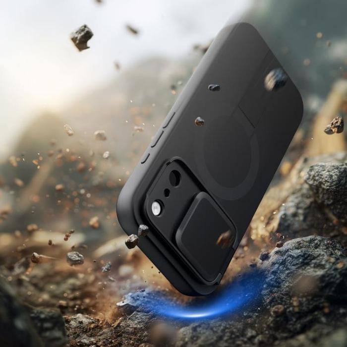 Tech-Protect - Tech-Protect iPhone 17 Mobilskal Magsafe Kevlar Aura - Svart
