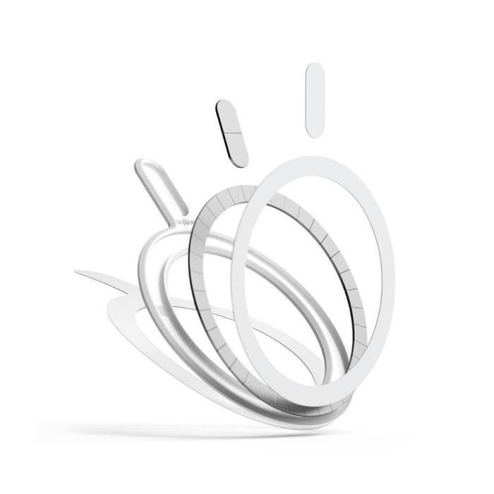 UTGATT4 - Ringke MagSafe Ring Magnetisk Platta - Vit