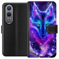 Gustaf - Pl&aring;nboksfodral till OnePlus Nord CE4 Lite med Neon Varg