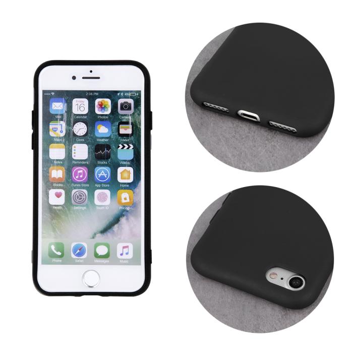 OEM - Silikon Skal för iPhone 14 Pro Max Svart - Skyddande