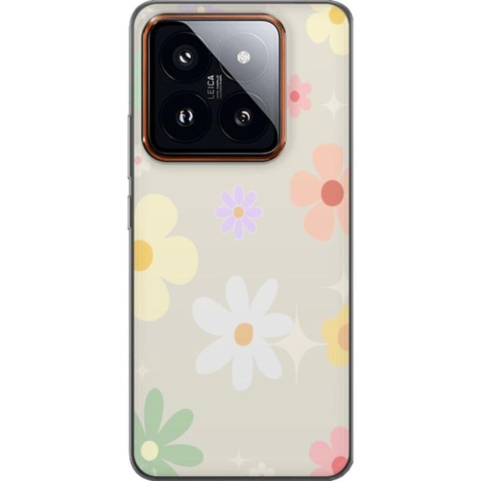 iSecrets - Mobilskal till Xiaomi 14 Pro med fejdande blommor