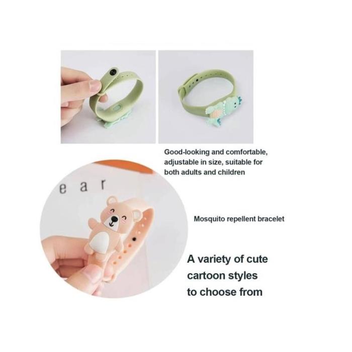 A-One Brand - Myggmedels Armband För Barn - Dinosaur