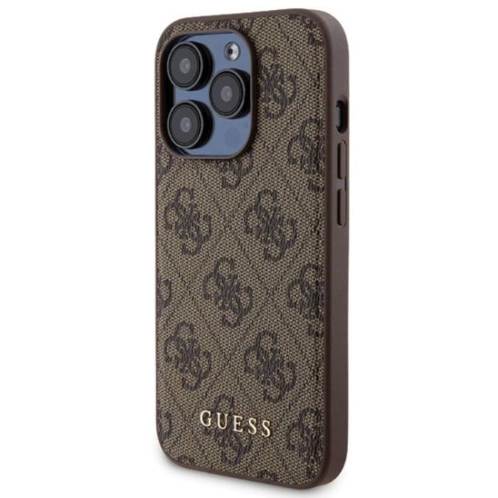 Guess - Guess iPhone 15 Pro Max Mobilskal Med Powerbank 5000mAh Magsafe Metal Logo