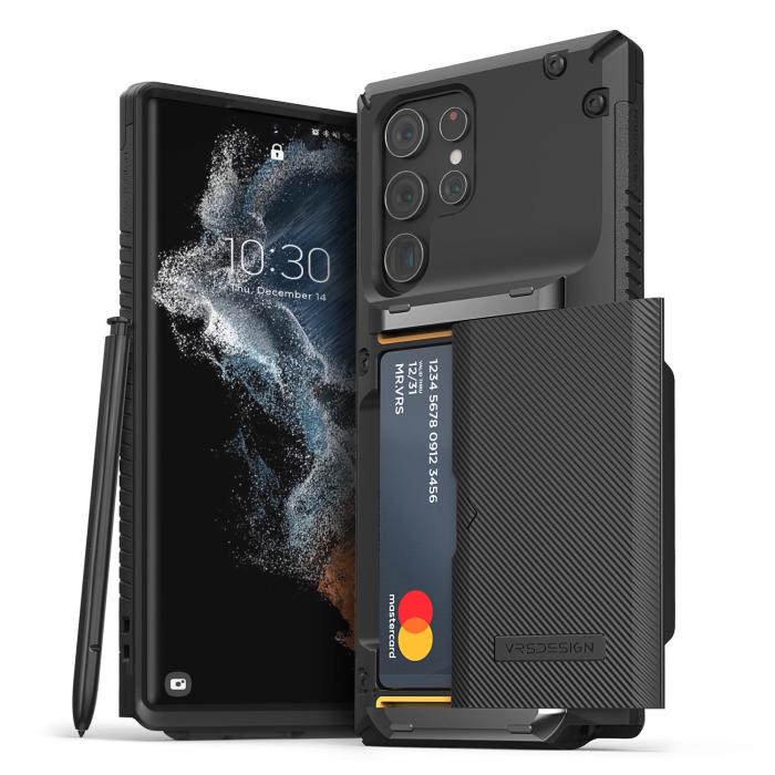 UTGATT1 - VRS DESIGN | Damda Glide Pro Skal Galaxy S22 Ultra - Svart