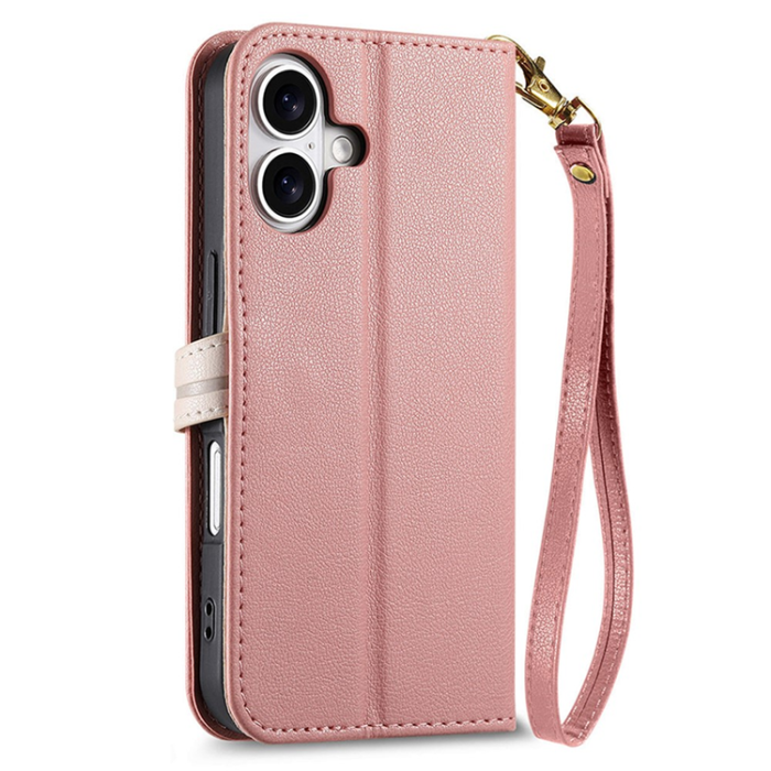 A-One Brand - iPhone 17 Plånboksfodral Leaf Magnetiskt Spänne Läder