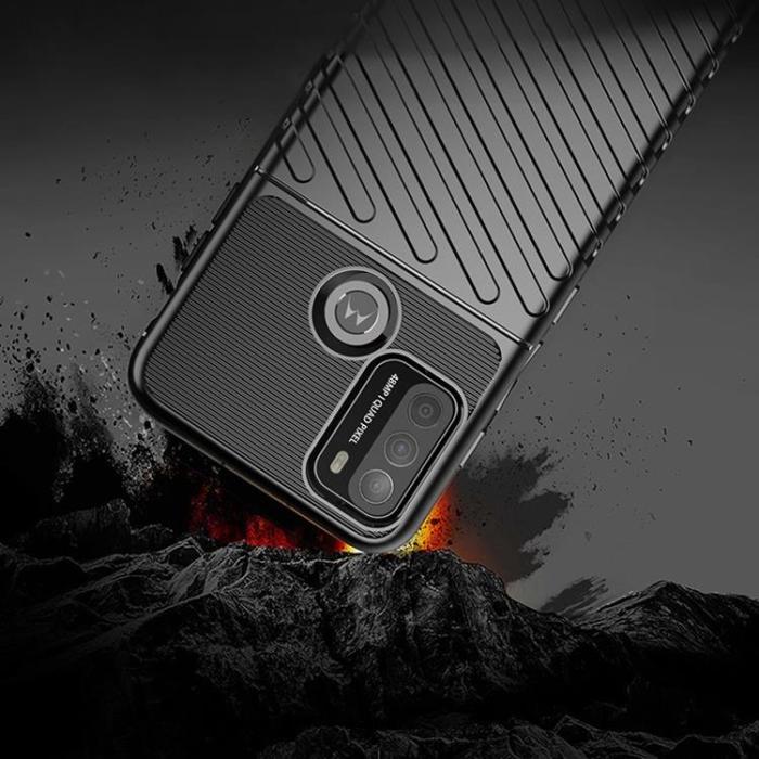 UTGATT1 - Thunder Flexible Skal Motorola Moto G50 - Svart