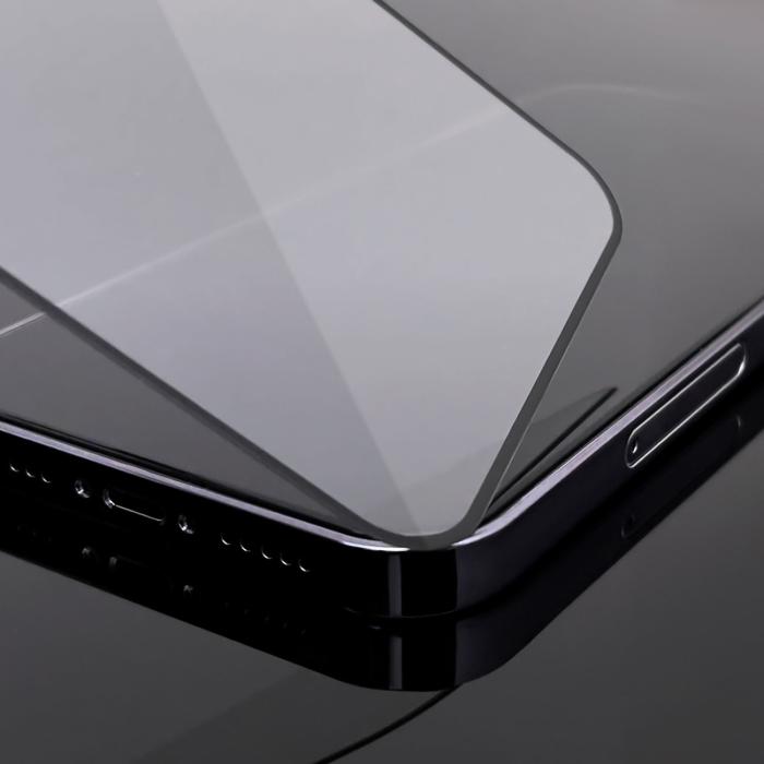Wozinsky - Wozinsky iPhone 14 Pro Max Skärmskydd i Härdat Glas Full Glue - Svart