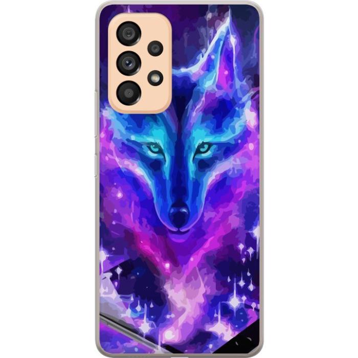 iSecrets - Mobilskal till Samsung Galaxy A53 5G med Neon Varg