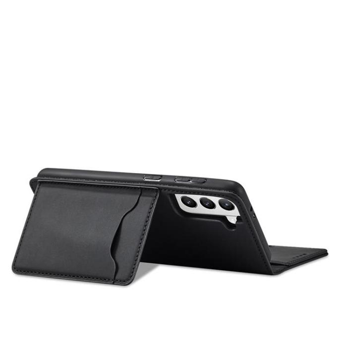 OEM - Galaxy S22 Plånboksfodral Magnet Stand - Svart