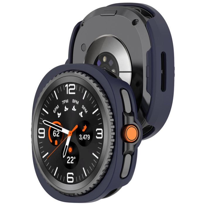 A-One Brand - Galaxy Watch Ultra (2025) Skal Halvsluten PC ram - Midnattsblå