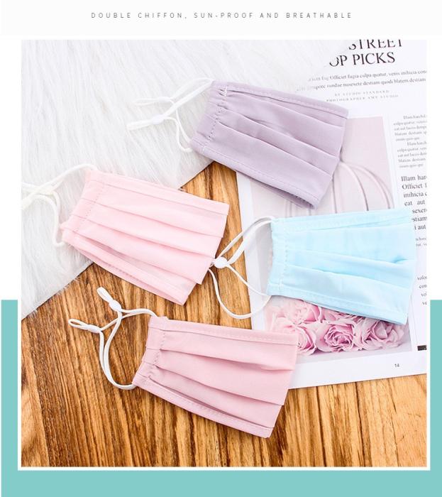 OEM - Silk Tvättbar mask – Munskydd Skyddsmask Rosa