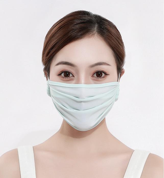 OEM - Silk Tvättbar mask – Munskydd Skyddsmask Blå
