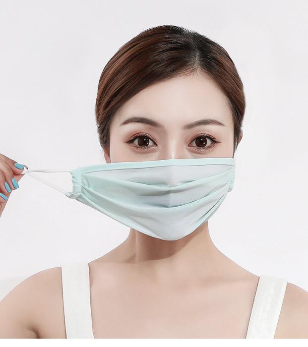 OEM - Silk Tvättbar mask – Munskydd Skyddsmask Blå