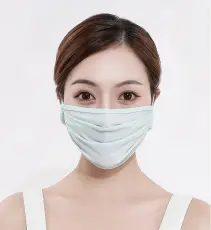 OEM - Silk Tv&auml;ttbar mask &ndash; Munskydd Skyddsmask Bl&aring;