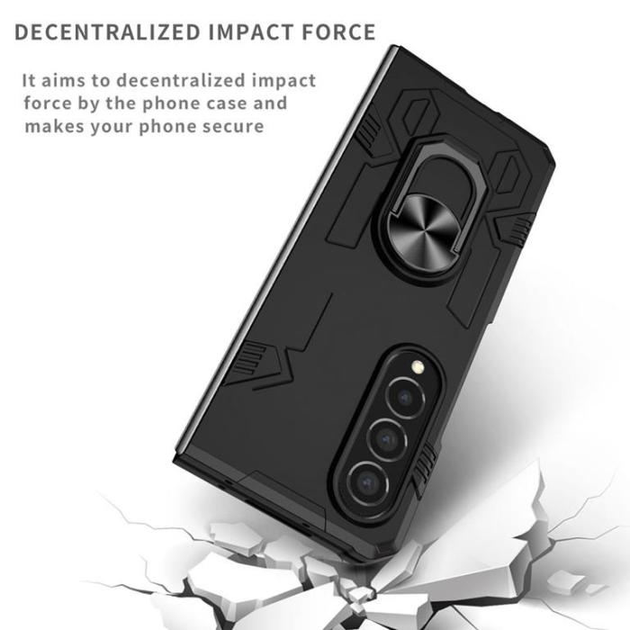 Forcell - Forcell Galaxy Z Fold 3 5G Skal Mecha - Svart