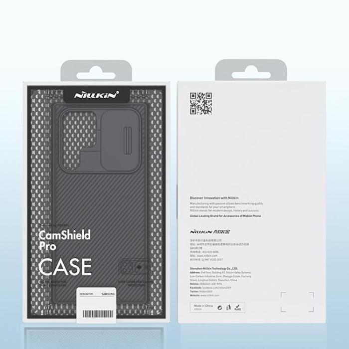 Nillkin - Nillkin Camshield Pro Skal Galaxy S22 Ultra - Blå