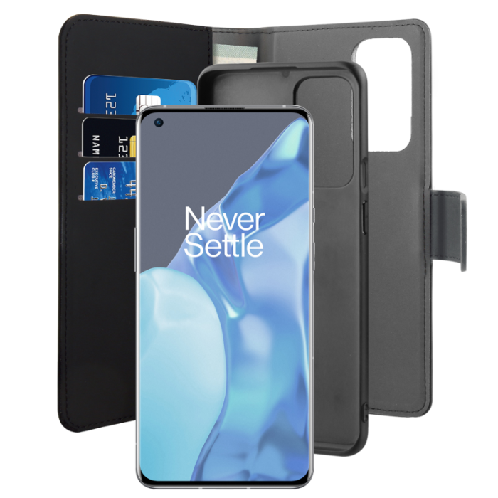 UTGATT1 - Puro – Detachable Plånboksfodral OnePlus 9 Pro - Svart
