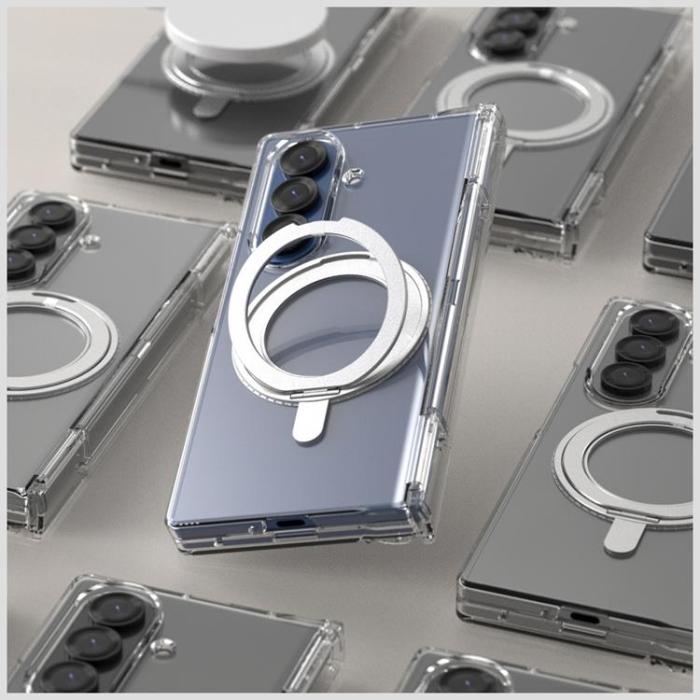 Araree - Araree Galaxy Z Fold 7 Mobilskal MagSafe Qi2 Nukin 360 S Kickstand - Clear