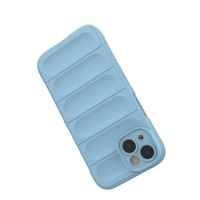 OEM - iPhone 14 Plus Skal Magic Shield Flexible Armored - Ljusblå