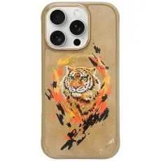NIMMY - Nimmy iPhone 16 Pro Mobilskal MagSafe Tiger - Ljusbrun