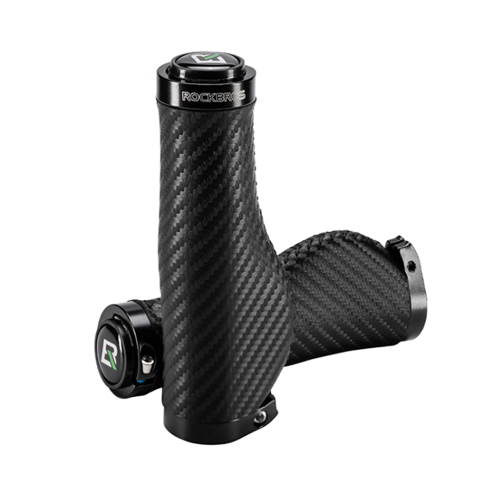 Rockbros - Rockbros Cykelgrepp Twisted Ergonomic Anti-Slip Grips - Svart