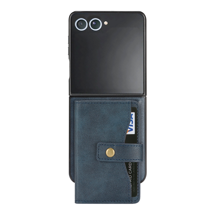 A-One Brand - Galaxy Z Flip 7 Mobilskal MagSafe Detachable Korthållare Kickstand